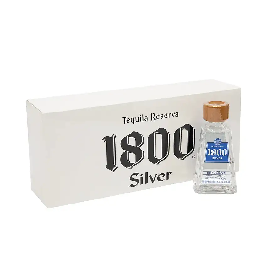 1800 Silver Tequila 50ml 10pk