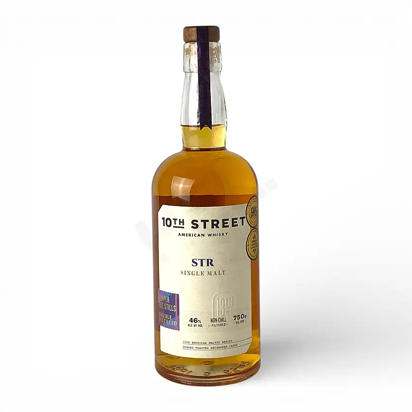 10th Street Distillery STR Single Malt American Whiskey 750ml