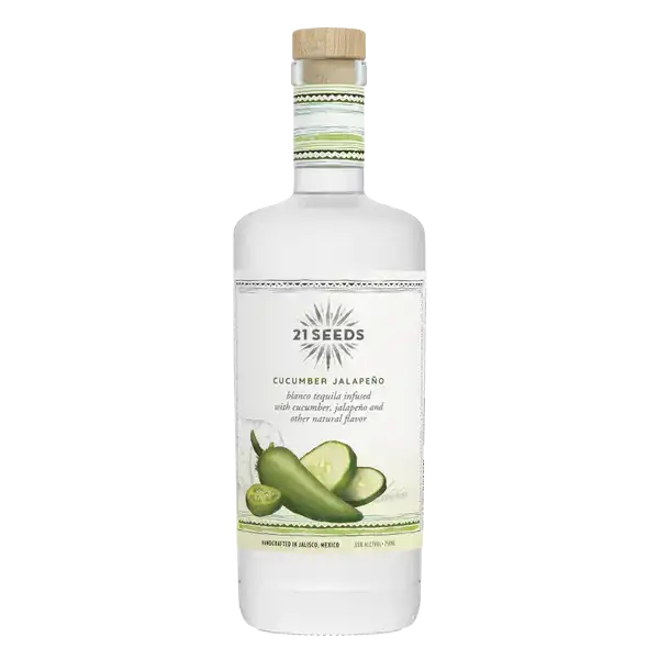 21 seeds Cucumber Jalapeno Infused Blanco Tequila