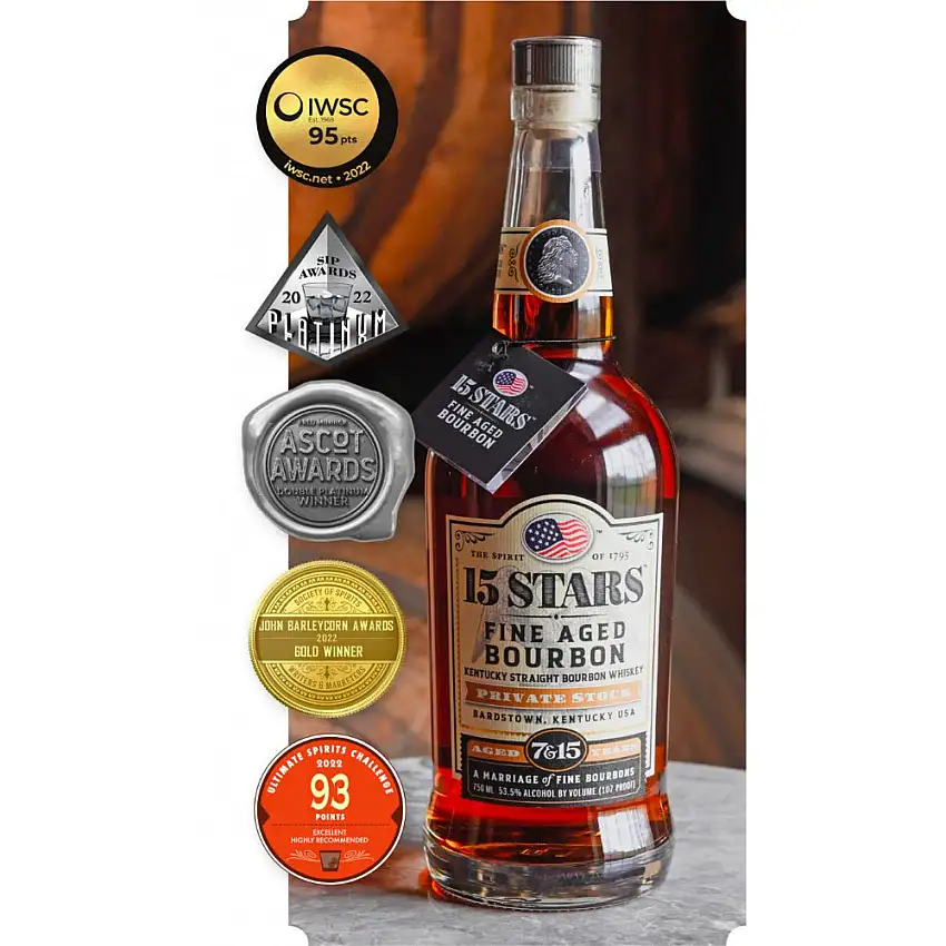15 Stars Private Stock 7 & 15 Years