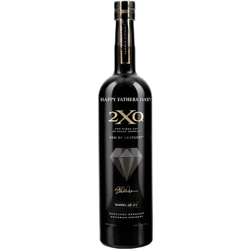 2XO Gem of Kentucky Bourbon "HAPPY FATHERS DAY!" Engraved Bottle 2025