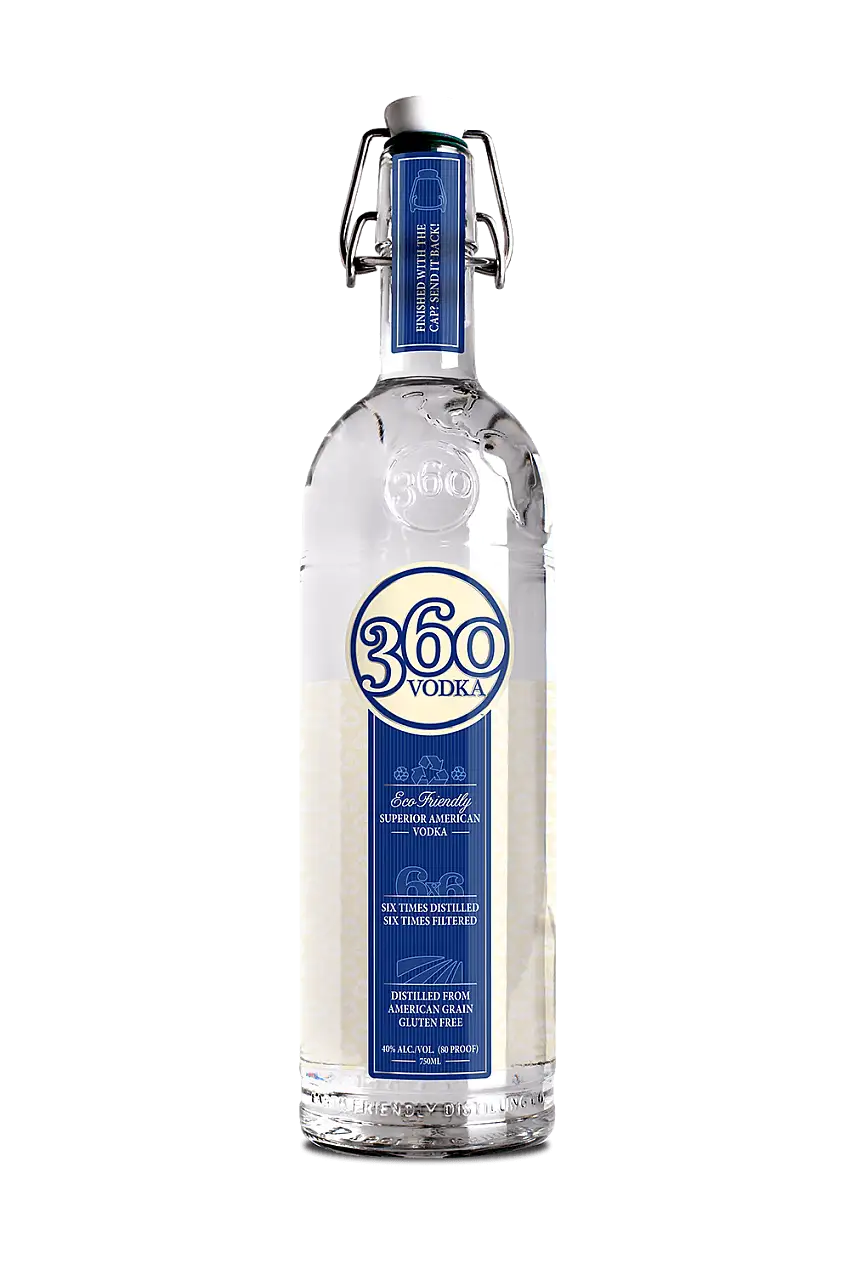 360 Vodka – Eco Friendly Superior American Vodka