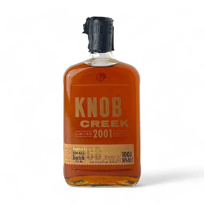 2001 Knob Creek Small Batch 9 Year Old Straight Bourbon Whiskey 750ml