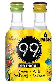 99 Assorted Flavors Liqueur 50ml Bottle 4-Pack