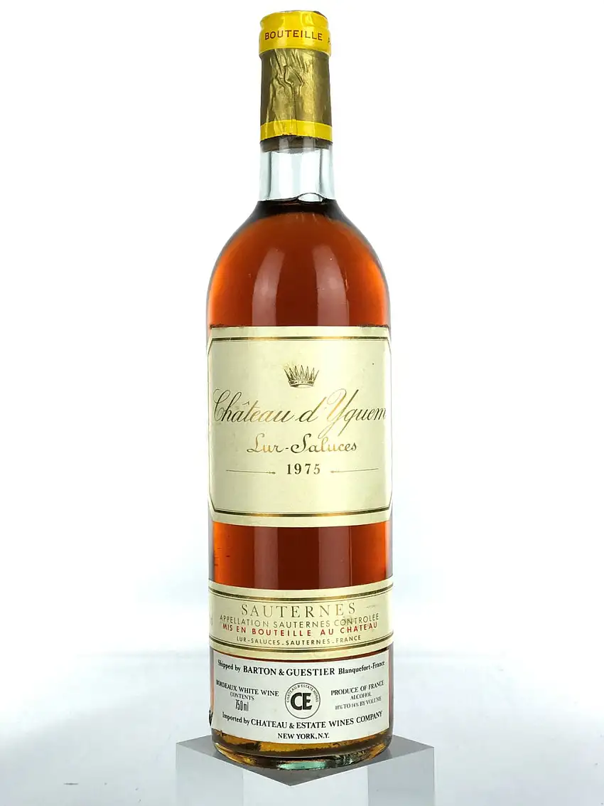 1975 Chateau d'Yquem, Sauternes, Bottle (750ml)