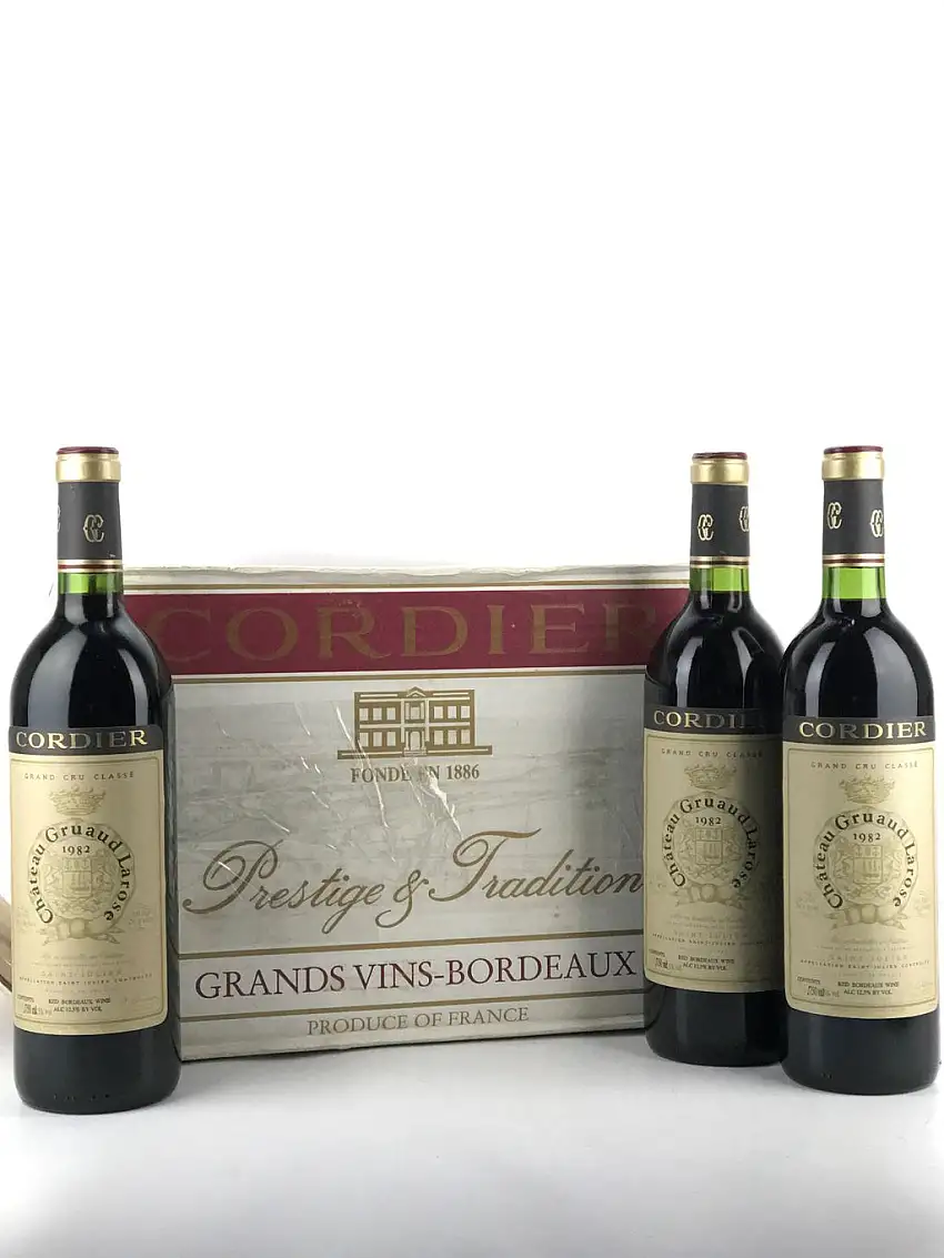 1982 Chateau Gruaud-Larose, Saint-Julien, Case of 12 btls
