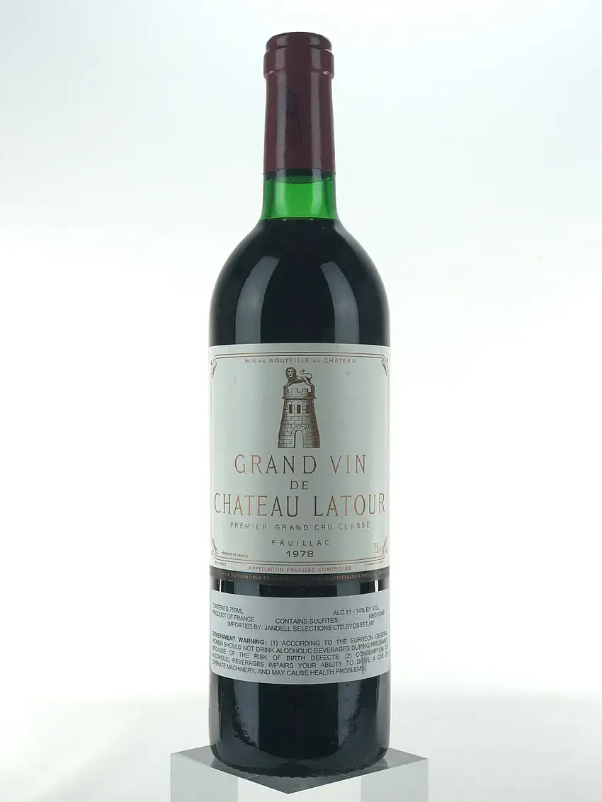 1978 Chateau Latour, Pauillac, Bottle (750ml)