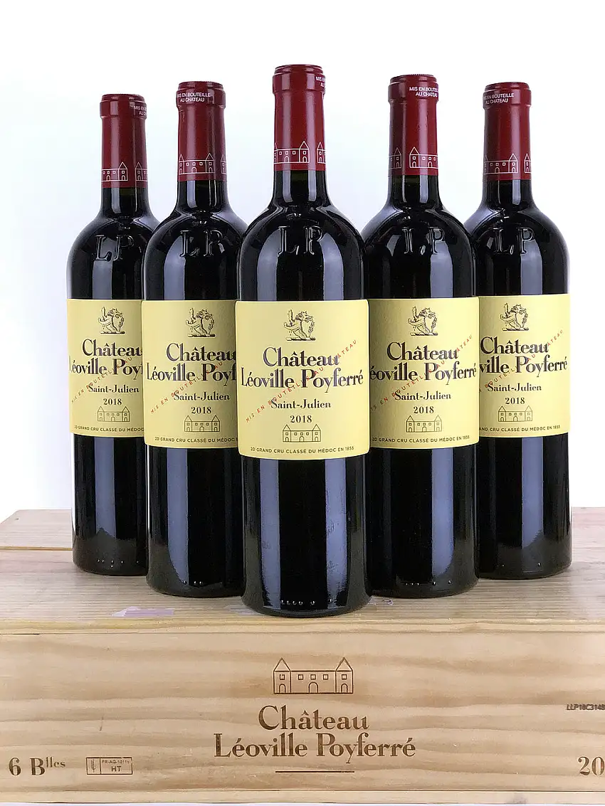 2018 Chateau Leoville Poyferre, Saint-Julien, Case of 6 btls