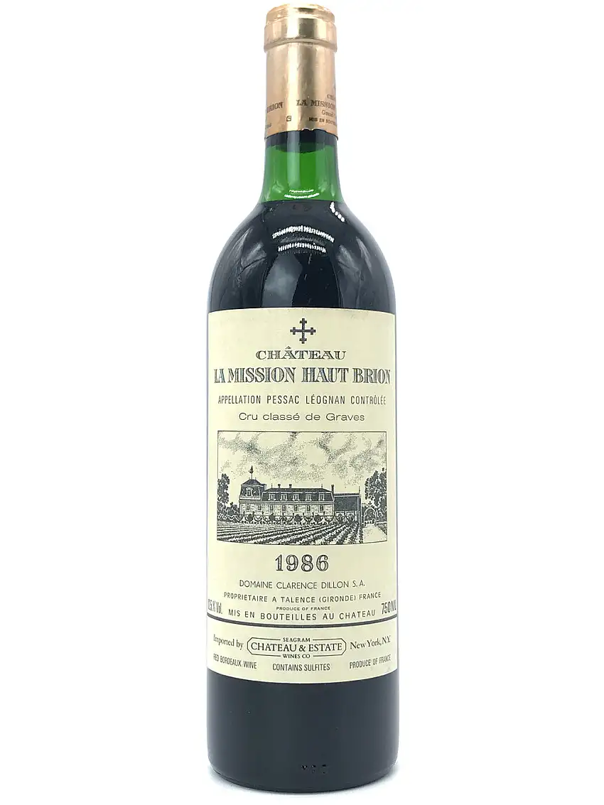 1986 Chateau La Mission Haut-Brion, Pessac-Leognan, Bottle (750ml)