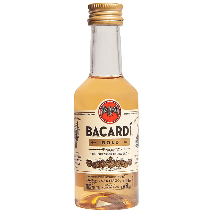 Bacardi Carta Oro Superior Gold Rum 50ml