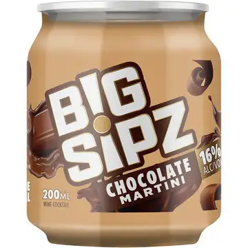 Big Sipz Chocolate Martini Ready-to-Drink Cocktail 200ml