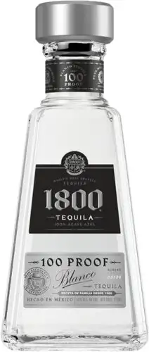 Casa Cuervo 1800 Silver 100 Proof Blanco Tequila 375ml