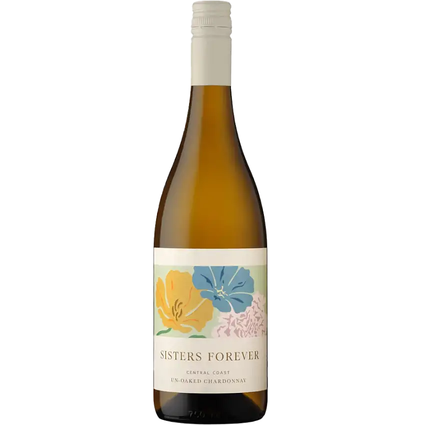 Sisters Forever Un-Oaked Chardonnay, Central Coast, USA
