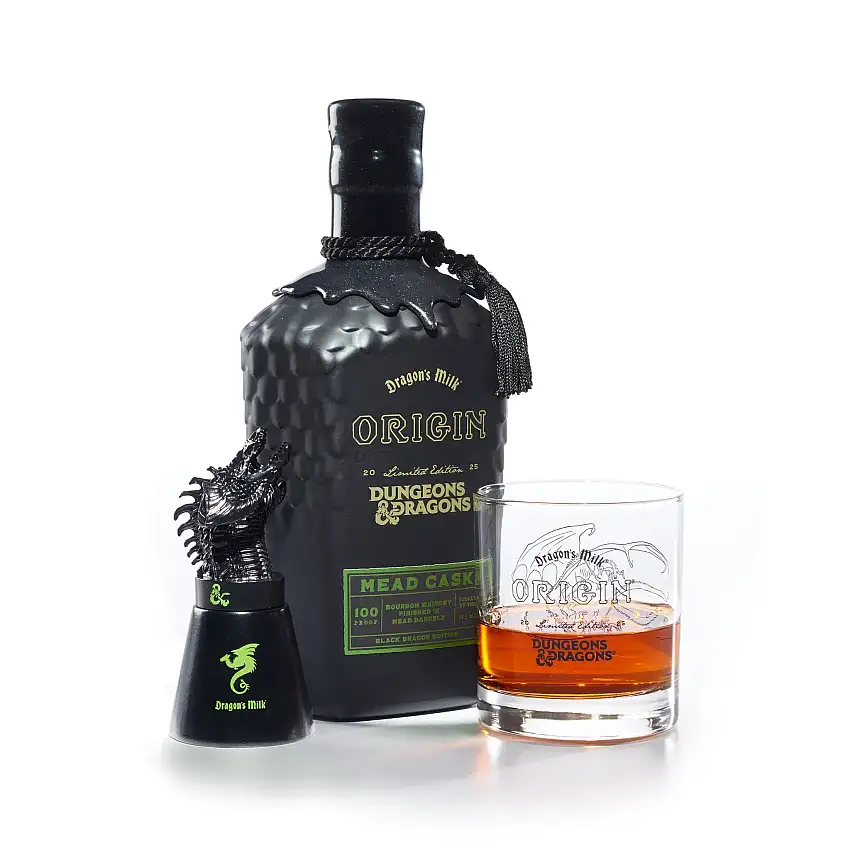 2025 New Holland Brewing Dragon's Milk Dungeons & Dragons x Dragon's Milk Origin Mead Cask Gift Set 750ml