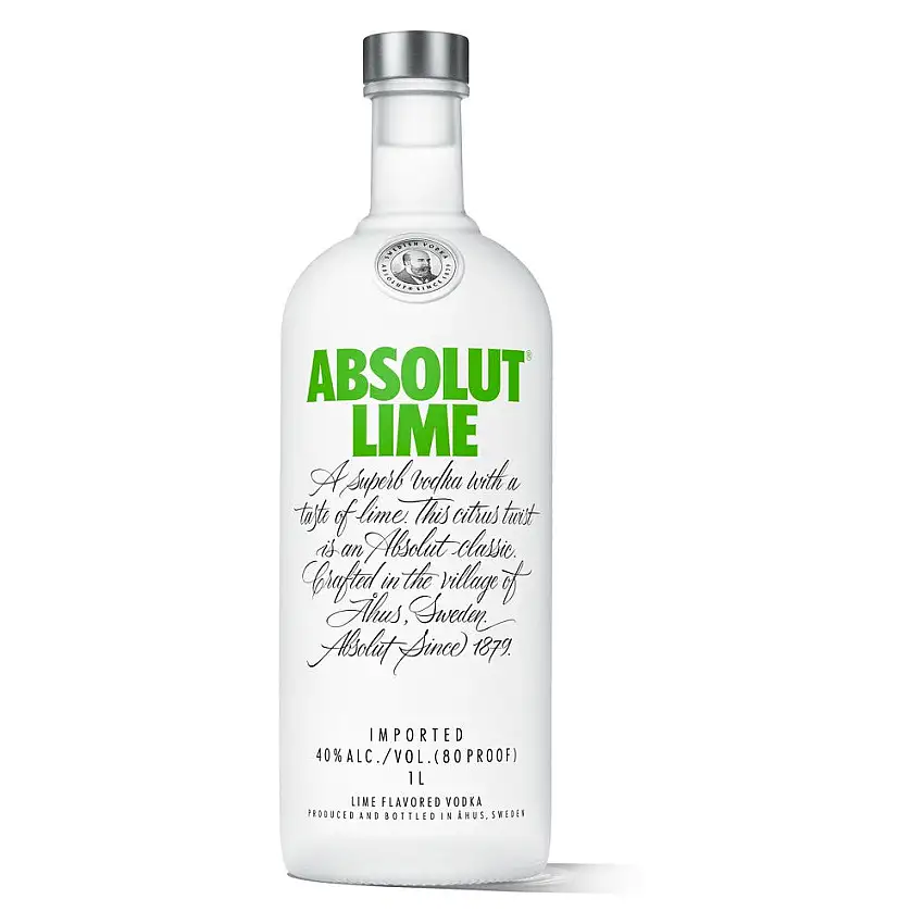Absolut Lime Vodka 1L