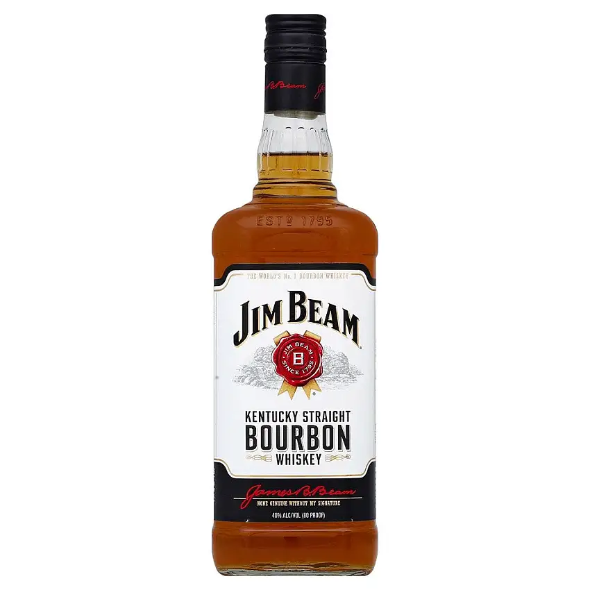 Jim Beam Kentucky Straight Bourbon Whiskey 1L