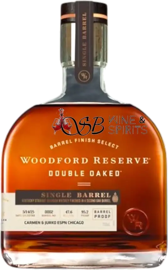 Woodford Reserve Double Oaked ESPN1 Single Barrel Bourbon Whiskey 750ml