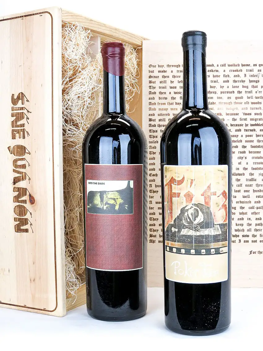 2004 Sine Qua Non, SQN, Poker Face & Into the Dark Assortment Case, Sta. Rita Hills, Case of 2 Magnum