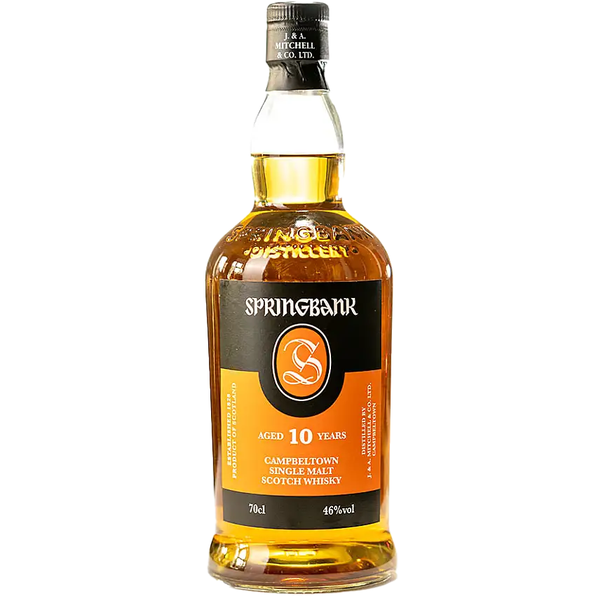Springbank 10 Year Old Single Malt Scotch Whisky, Campbeltown, Scotland