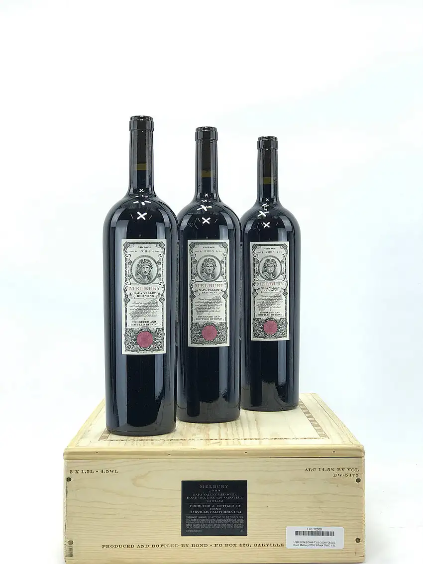 2008 Bond, Melbury, Napa Valley, Case of 3 Magnum