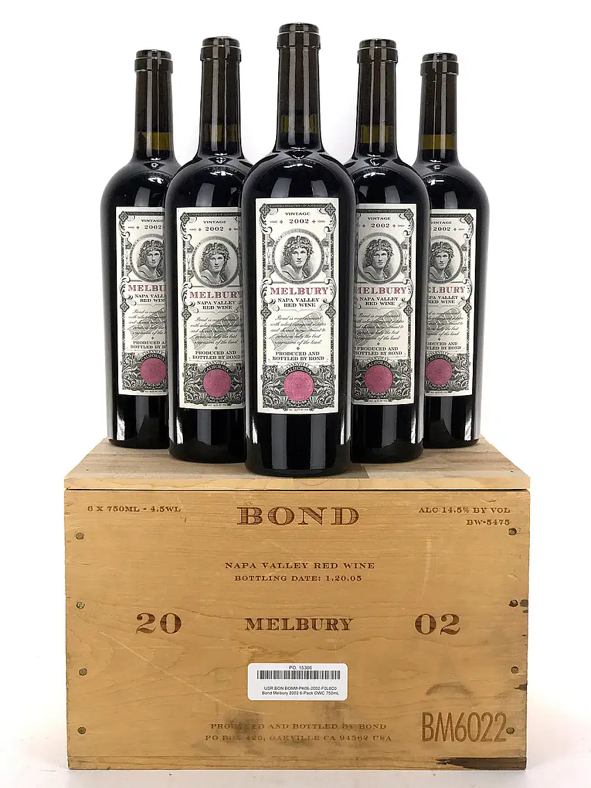 2002 Bond, Melbury, Napa Valley, Case of 6 btls