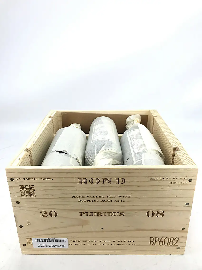 2008 Bond, Pluribus, Napa Valley, Case of 6 btls