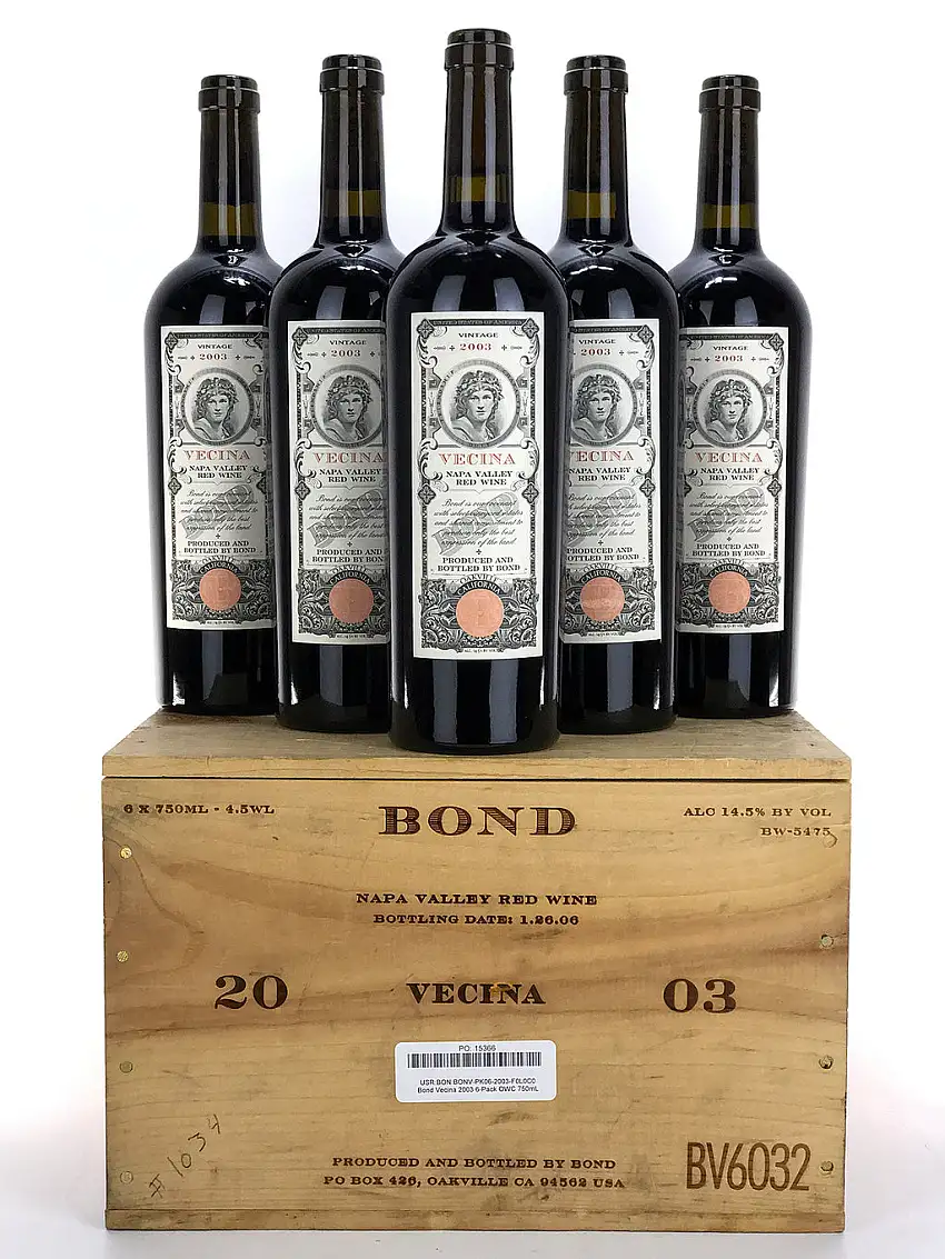 2003 Bond, Vecina, Napa Valley, Case of 6 btls