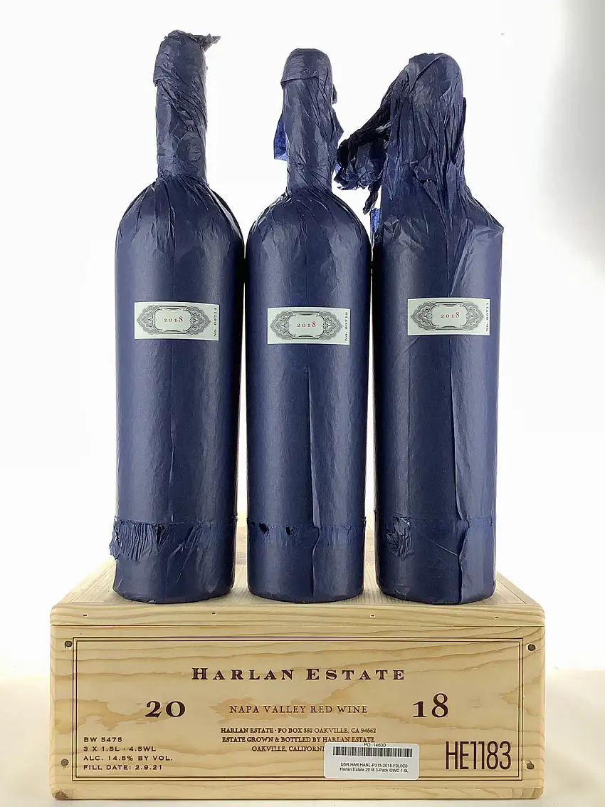 2018 Harlan Estate, Napa Valley, Case of 3 Magnum