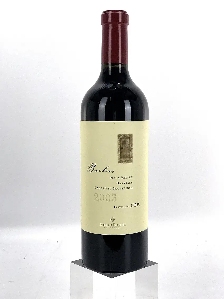 2003 Joseph Phelps, Backus Vineyard Cabernet Sauvignon, Oakville, Bottle (750ml)