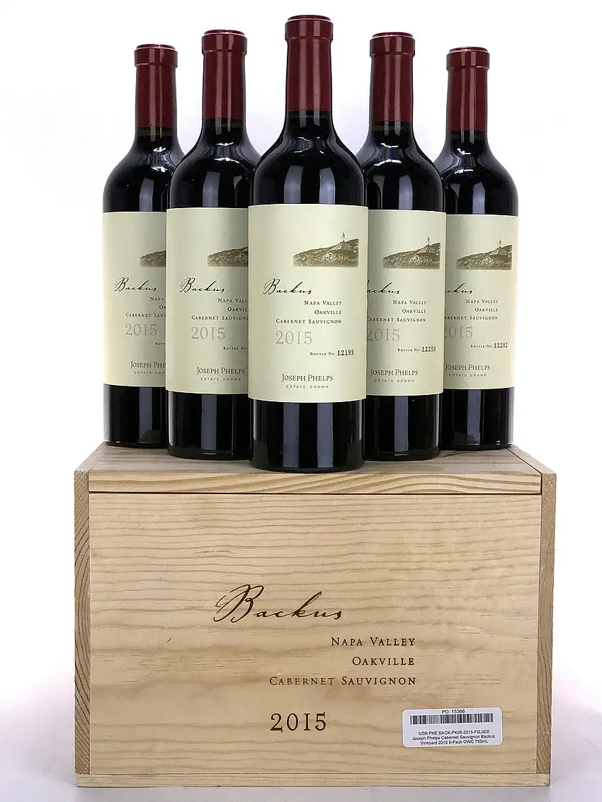 2015 Joseph Phelps, Backus Vineyard Cabernet Sauvignon, Oakville, Case of 6 btls