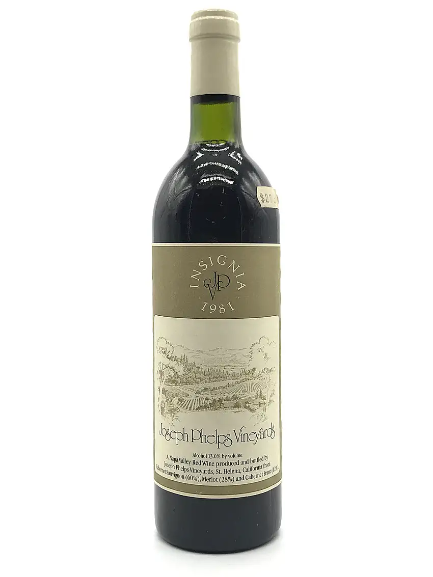 1981 Joseph Phelps, Insignia, Napa Valley, Bottle (750ml)