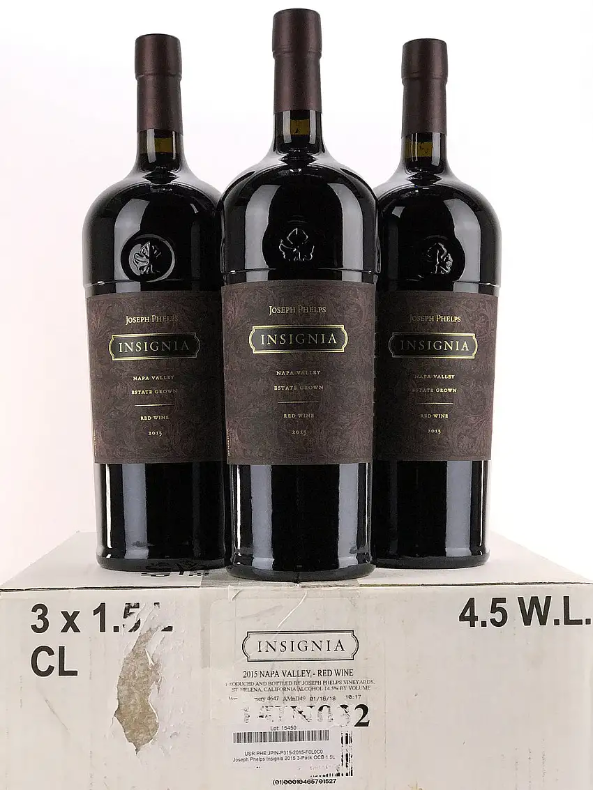 2015 Joseph Phelps, Insignia, Napa Valley, Case of 3 Magnum