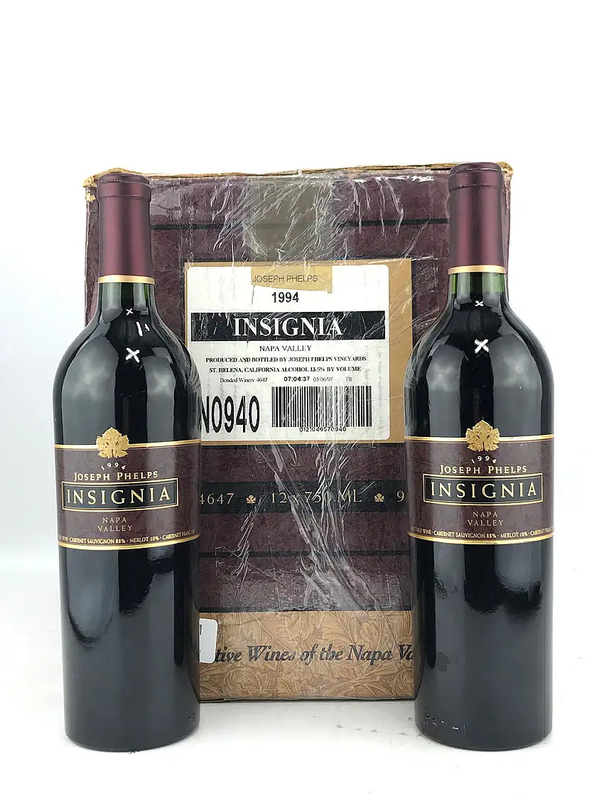 1994 Joseph Phelps, Insignia, Napa Valley, Case of 12 btls