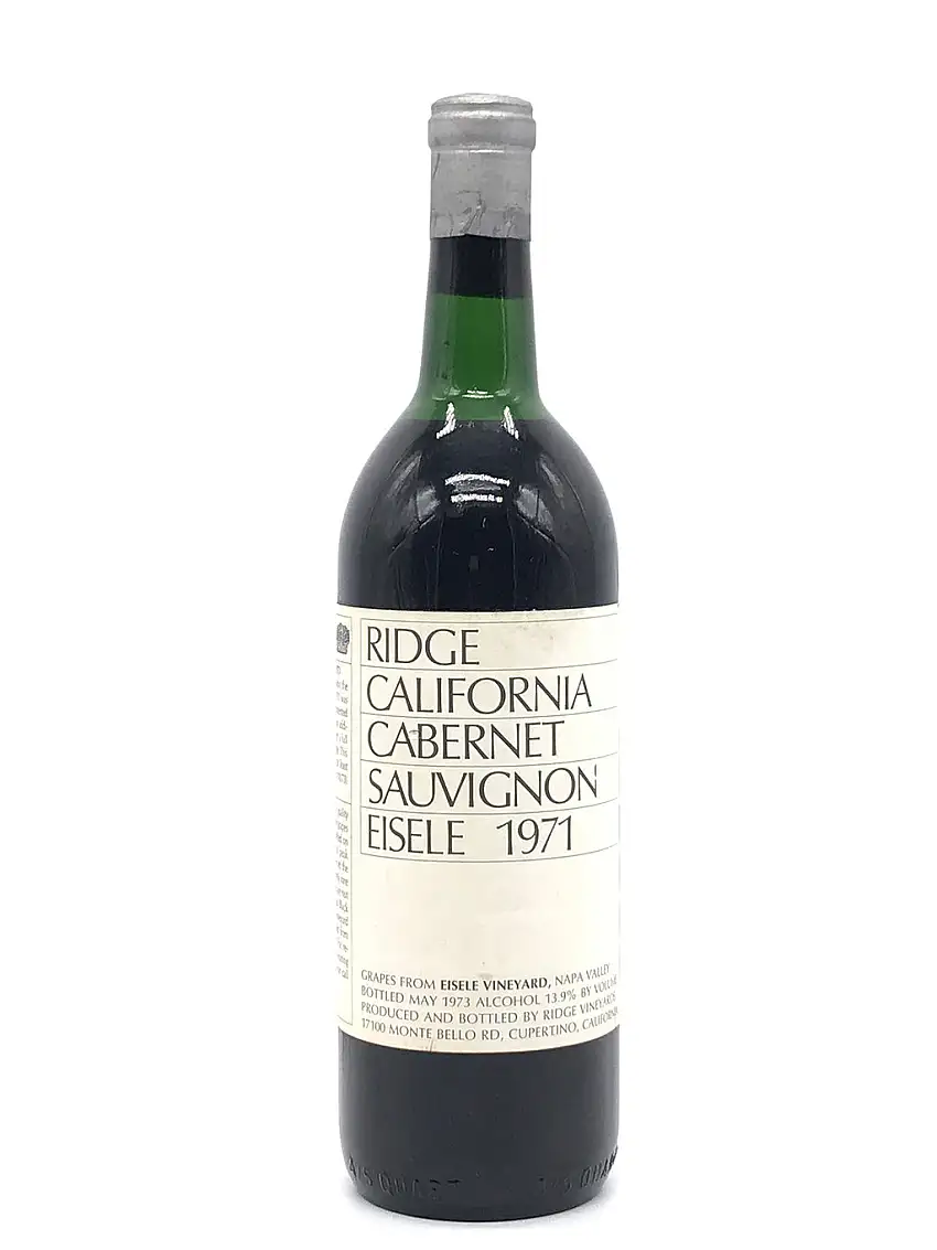 1971 Ridge, California Monte Bello, Santa Cruz Mountains, Bottle (750ml) [Top Shoulder]