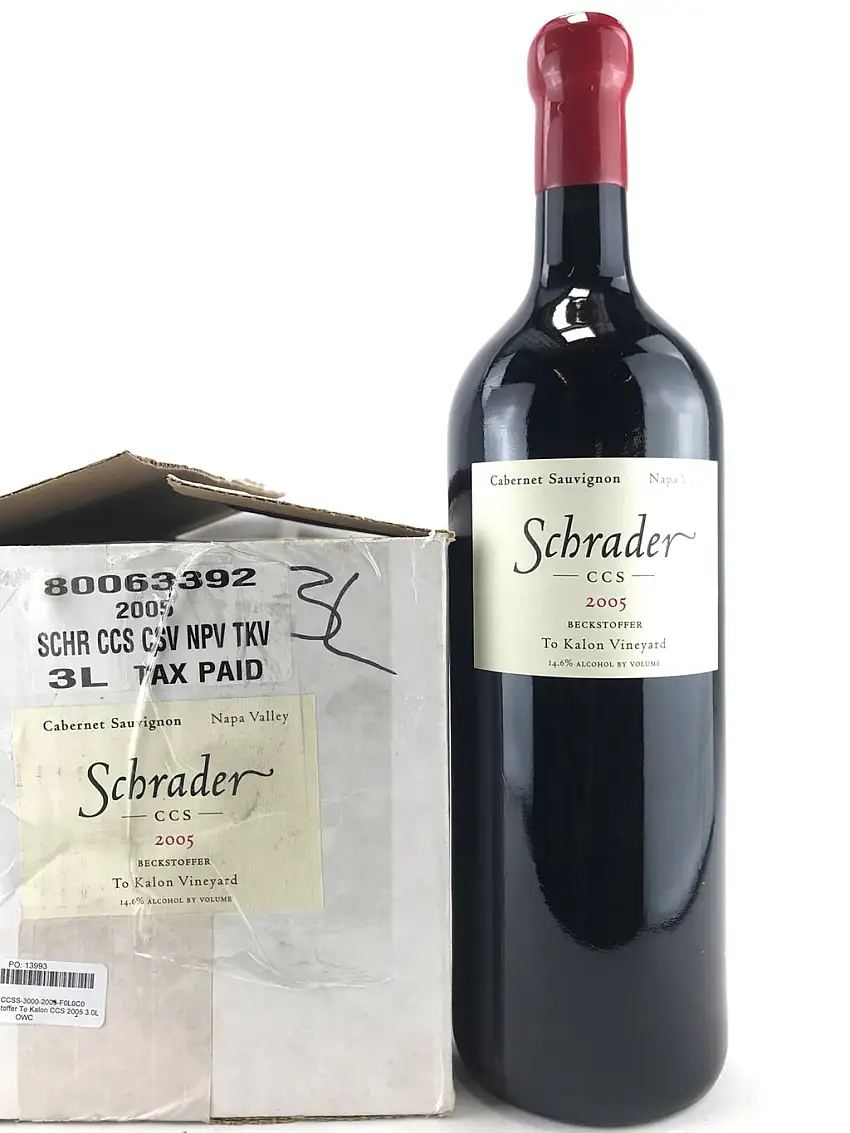 2005 Schrader Cellars, CCS Beckstoffer To Kalon Vineyard Cabernet Sauvignon, Napa Valley, D-Magnum (3L)