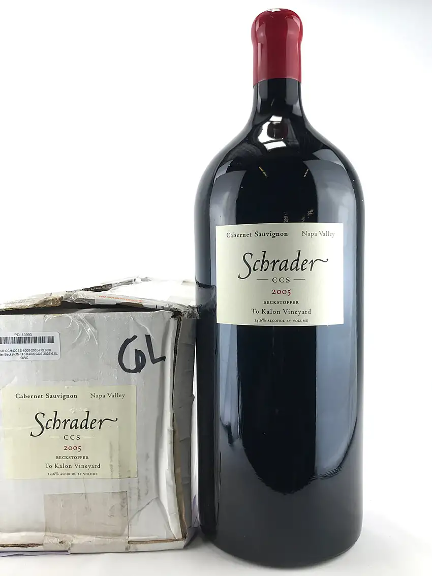 2005 Schrader Cellars, CCS Beckstoffer To Kalon Vineyard Cabernet Sauvignon, Napa Valley, 6ltr