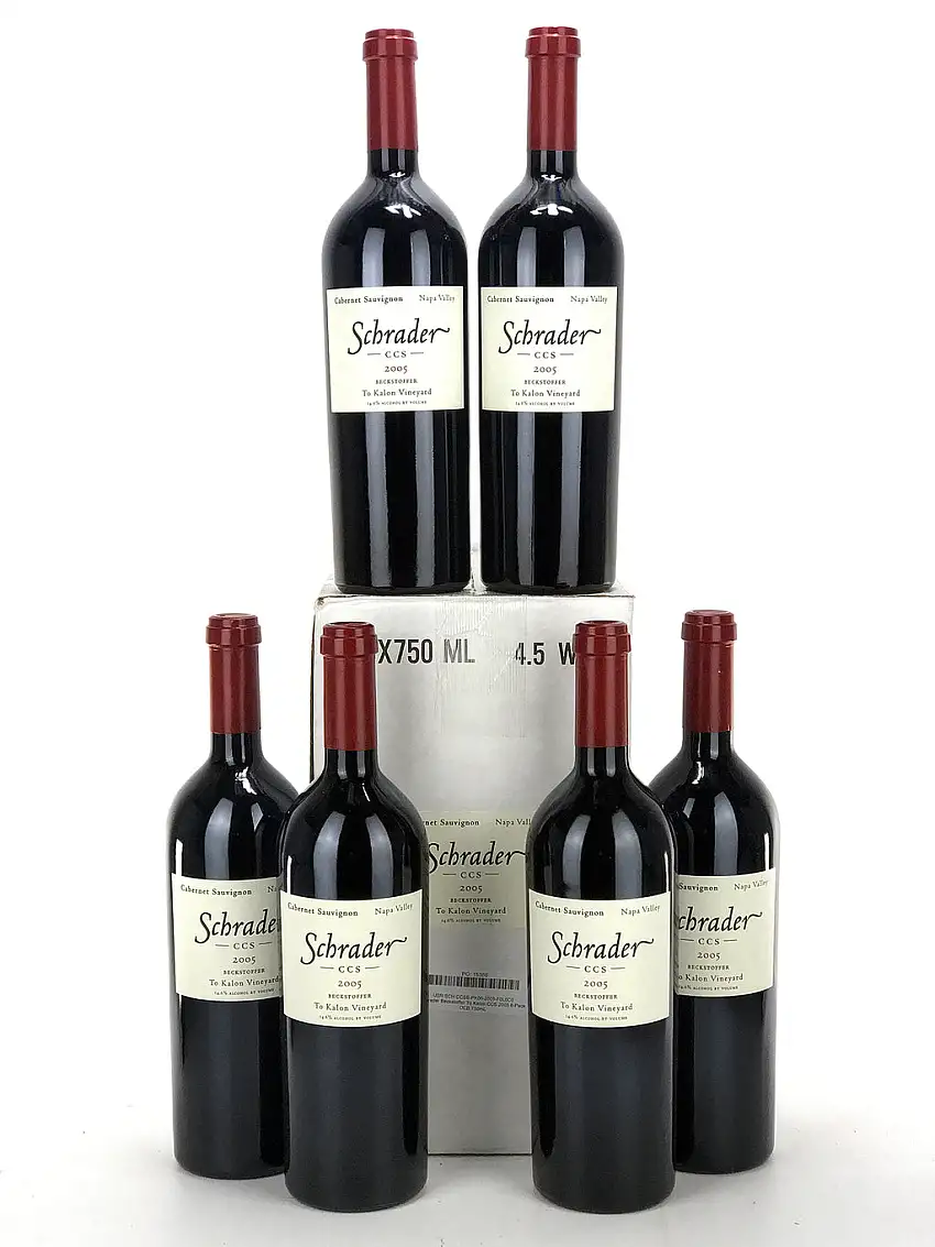 2005 Schrader Cellars, CCS Beckstoffer To Kalon Vineyard Cabernet Sauvignon, Napa Valley, Case of 6 btls