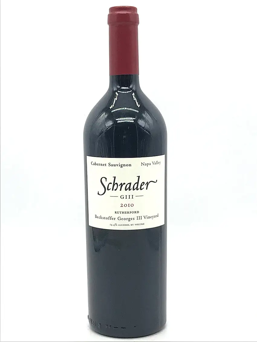 2010 Schrader Cellars, GIII Beckstoffer Georges III Vineyard Cabernet Sauvignon, Napa Valley, Bottle (750ml)