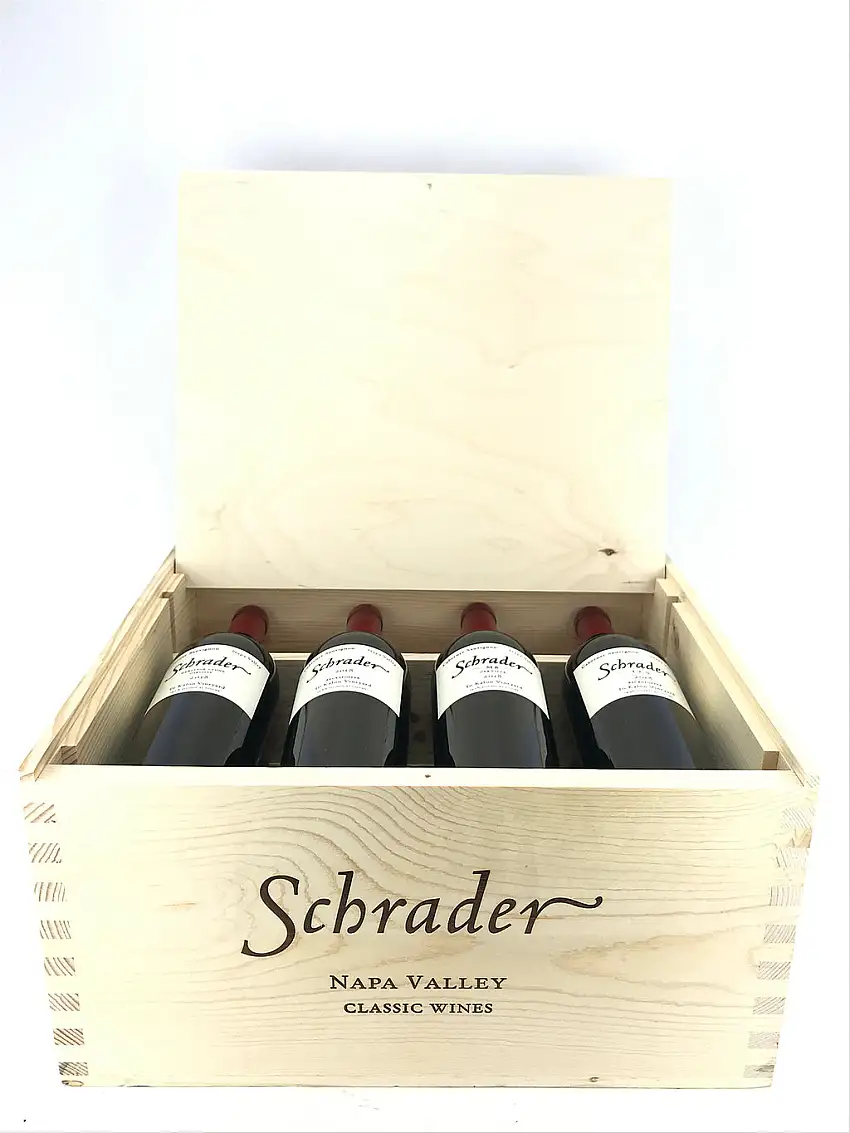 2018 Schrader Cellars, Assortment Case, Napa Valley, Case of 8 Btls [GIII, CCS, LPV, RBS, T6, MB, HC, ORIG] 8-Pack OWC 750mL