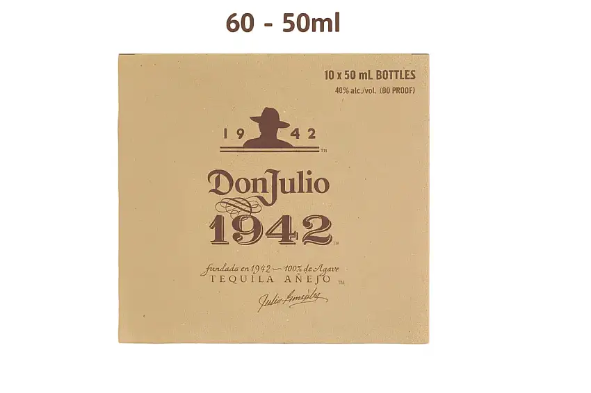 Don Julio 1942 Anejo Tequila 50ml Bundle 10-Pack 6-Box