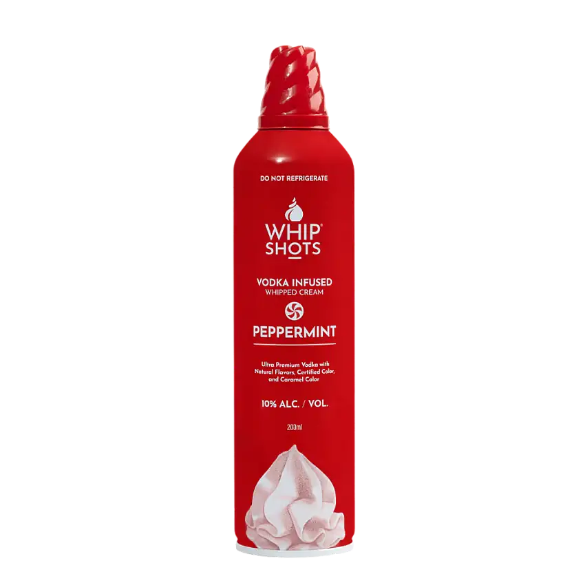 Whip Shots Peppermint Vodka Infused Whipped Cream 200ml