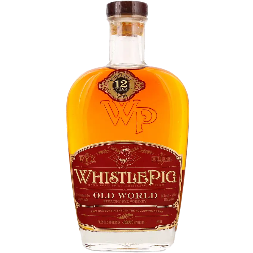 WhistlePig 'Old World Series' Wine Cask Finish 12 Years Old Straight Rye Whiskey, Vermont