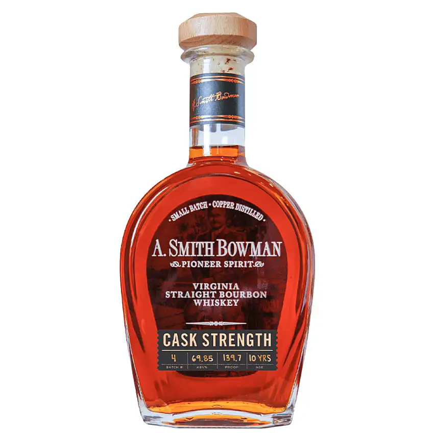 A. Smith Bowman Cask Strength Virginia Straight Bourbon Whiskey 10 Year
