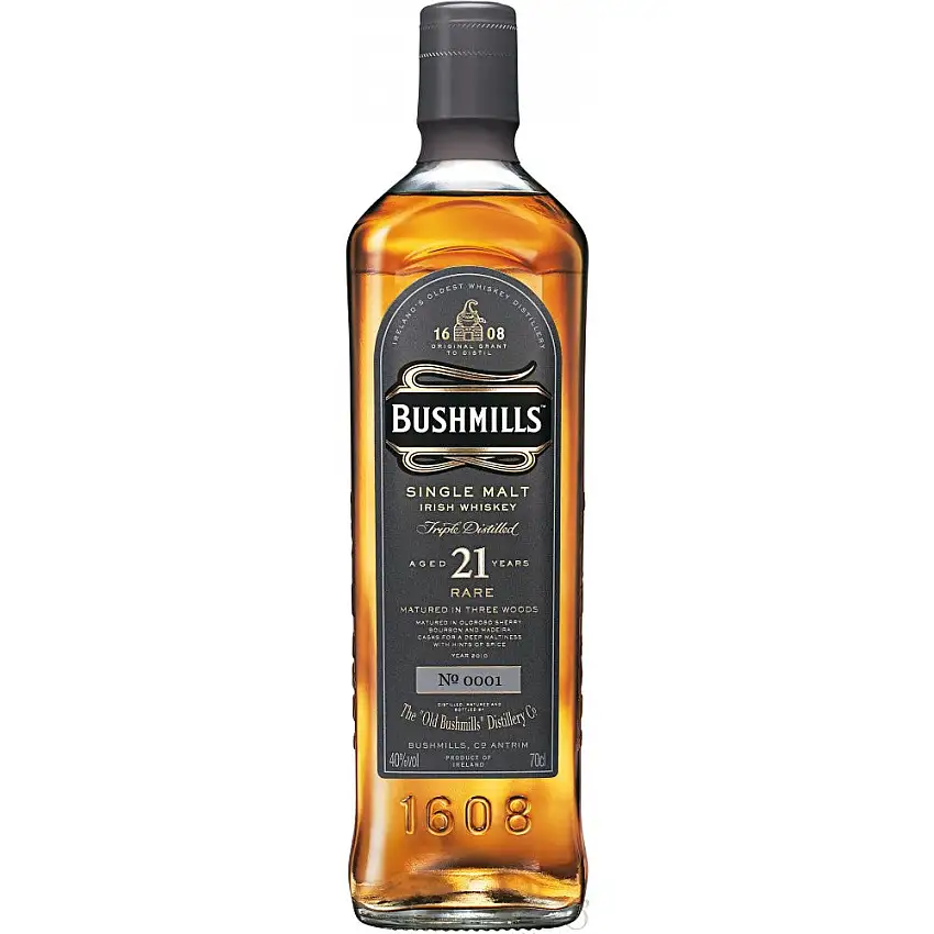 Bushmills 21 Year Old Single Malt Irish Whiskey