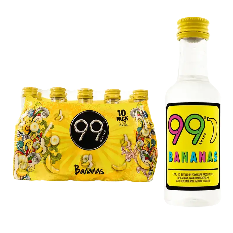 99 Brand Bananas 50ml 10pk spirits