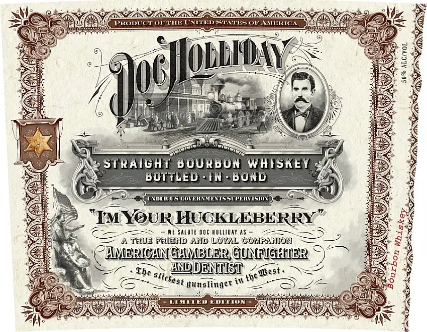 Doc Holliday Bottled in Bond Straight Bourbon Whiskey