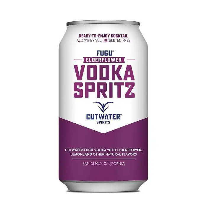 Fugu Elderflower Vodka Spritz (4 Pack - 12 Ounce Cans)