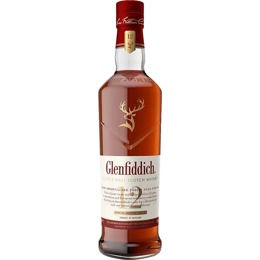 Glenfiddich 12 Year Old Sherry Cask Single Malt Scotch