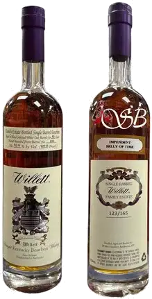 Willett Family Estate Single Barrel 10 Year Old #4111 Impendent Belly Of Time Straight Bourbon Whiskey 750ml
