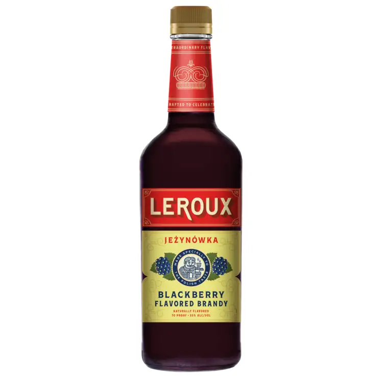 Leroux Blackberry Flavored Brandy Polish Style 70 1 75L